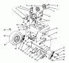 Toro 38513 (624) - 624 Power Shift Snowthrower, 1988 (8000001-8999999) Ersatzteile TRACTION DRIVE ASSEMBLY