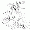 Toro 38513 (624) - 624 Power Shift Snowthrower, 1991 (SN 1000001-9999999) Ersatzteile TRACTION DRIVE ASSEMBLY