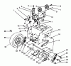 Toro 38543 (824) - 824 Power Shift Snowthrower, 1988 (8000001-8999999) Ersatzteile TRACTION DRIVE ASSEMBLY