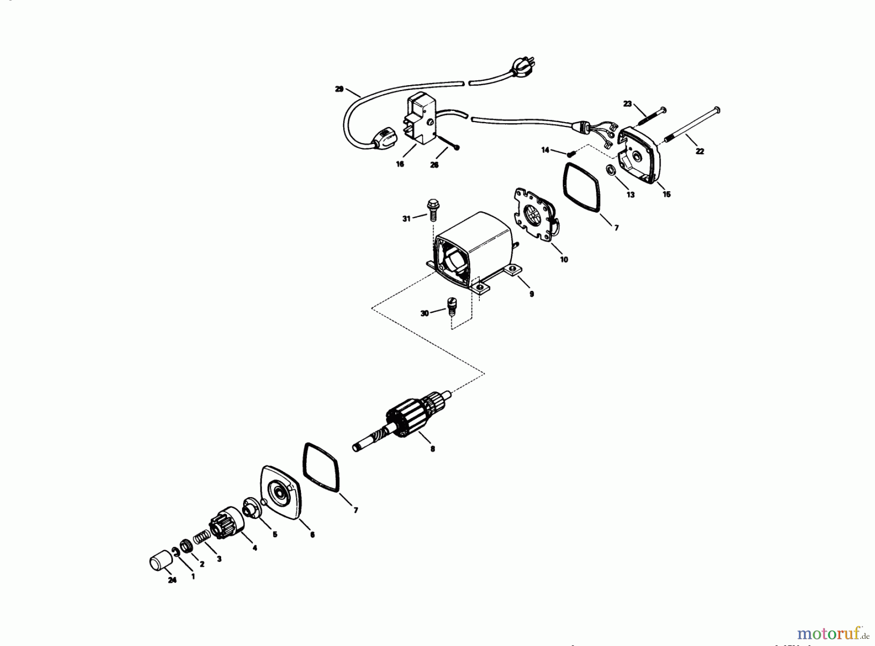  Toro Neu Snow Blowers/Snow Throwers Seite 1 38543 (824) - Toro 824 Power Shift Snowthrower, 1991 (1000001-1999999) ELECTRIC STARTER MOTOR KIT NO. 37-4810 (OPTIONAL)