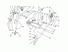 Toro 38540 (824) - 824 Power Shift Snowthrower, 1990 (0000001-0999999) Listas de piezas de repuesto y dibujos HANDLE ASSEMBLY