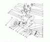 Toro 38540 (824) - 824 Power Shift Snowthrower, 1990 (0000001-0999999) Listas de piezas de repuesto y dibujos TRACTION DRIVE ASSEMBLY