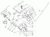 Toro 58411 - 2 hp Edger, 1990 (0000001-0999999) Listas de piezas de repuesto y dibujos PIVOT ARM ASSEMBLY
