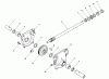 Toro 38545 (828) - 828 Power Shift Snowthrower, 1989 (9000001-9999999) Ersatzteile 28" AUGER GEARCASE ASSEMBLY NO. 66-8021