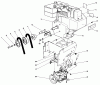 Toro 38555 (1028) - 1028 Power Shift Snowthrower, 1993 (3900001-3999999) Ersatzteile ENGINE ASSEMBLY