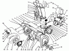 Toro 38555 (1028) - 1028 Power Shift Snowthrower, 1996 (69000001-69999999) Ersatzteile HOUSING & CHUTE ASSEMBLY