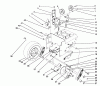 Toro 38574 (828) - 828 Power Shift Snowthrower, 1992 (2000001-2999999) Ersatzteile TRACTION DRIVE ASSEMBLY