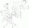 Toro 38602 - Snow Commander Snowthrower, 2005 (250000001-250999999) Ersatzteile CHUTE ASSEMBLY
