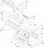 Toro 38602 - Snow Commander Snowthrower, 2005 (250000001-250999999) Ersatzteile LOWER HOUSING ASSEMBLY