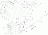 Toro 38606 (622R) - 622R Power Throw Snowthrower, 2008 (280000001-280999999) Ersatzteile HANDLE AND CONTROL ASSEMBLY