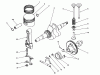 Toro 62012 (T1200) - Generator, T1200, 1985 (5000001-5999999) Listas de piezas de repuesto y dibujos CRANKSHAFT & CAMSHAFT ASSEMBLY