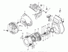 Toro 62012 (T1200) - Generator, T1200, 1985 (5000001-5999999) Listas de piezas de repuesto y dibujos RECOIL STARTER-MAGNETO