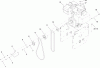 Toro 38631 (828 LXE) - Power Max 828 LXE Snowthrower, 2007 (270000001-270999999) Ersatzteile ENGINE ASSEMBLY AND BELT ASSEMBLY