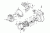 Toro 62018 (T1800) - Generator, T1800, 1986 (6000001-6999999) Ersatzteile REWIND STARTER & MAGNETO ASSEMBLY