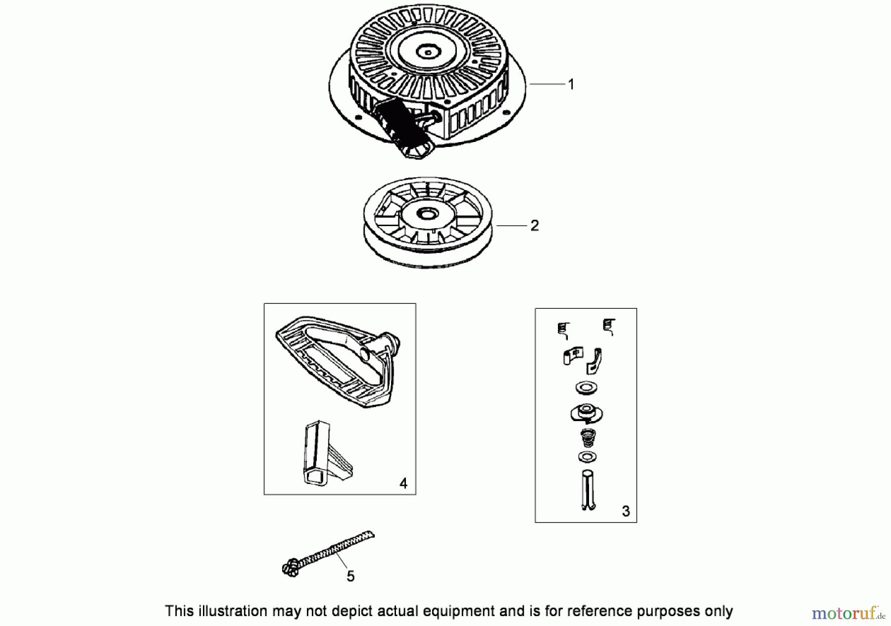  Toro Neu Snow Blowers/Snow Throwers Seite 2 38650 (1128 OXE) - Toro Power Max 1128 OXE Snowthrower, 2006 (260000001-260999999) REWIND STARTER NO. 590749 TECUMSEH OH318SA-221812B