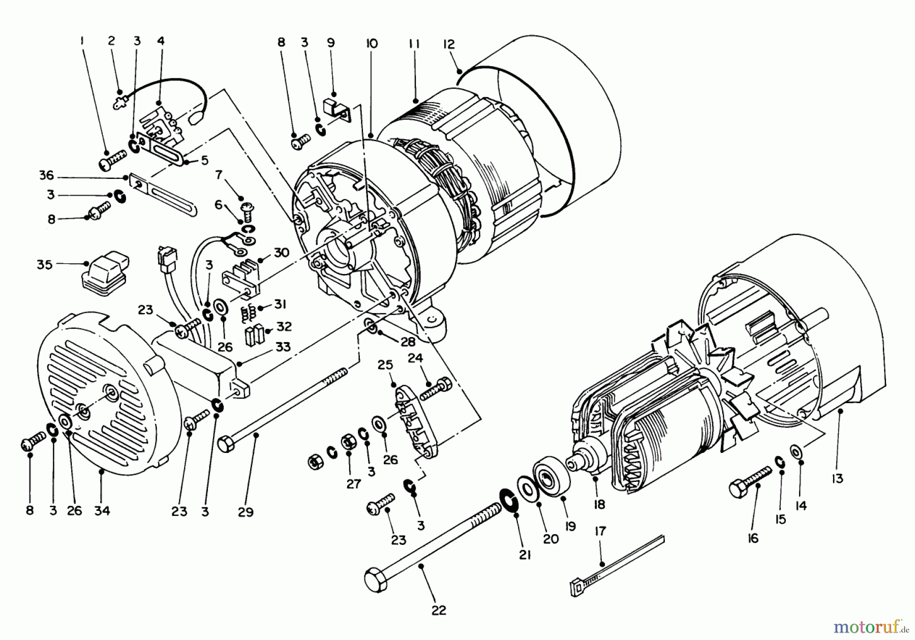  Toro Neu Generators 62025 (T2500) - Toro Generator, T2500, 1988 (8000001-8999999) GENERATOR