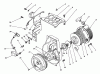 Toro 62027 (T2500D) - Generator, T2500D, 1984 (4000001-4999999) Listas de piezas de repuesto y dibujos REWIND STARTER & MAGNETO ASSEMBLY