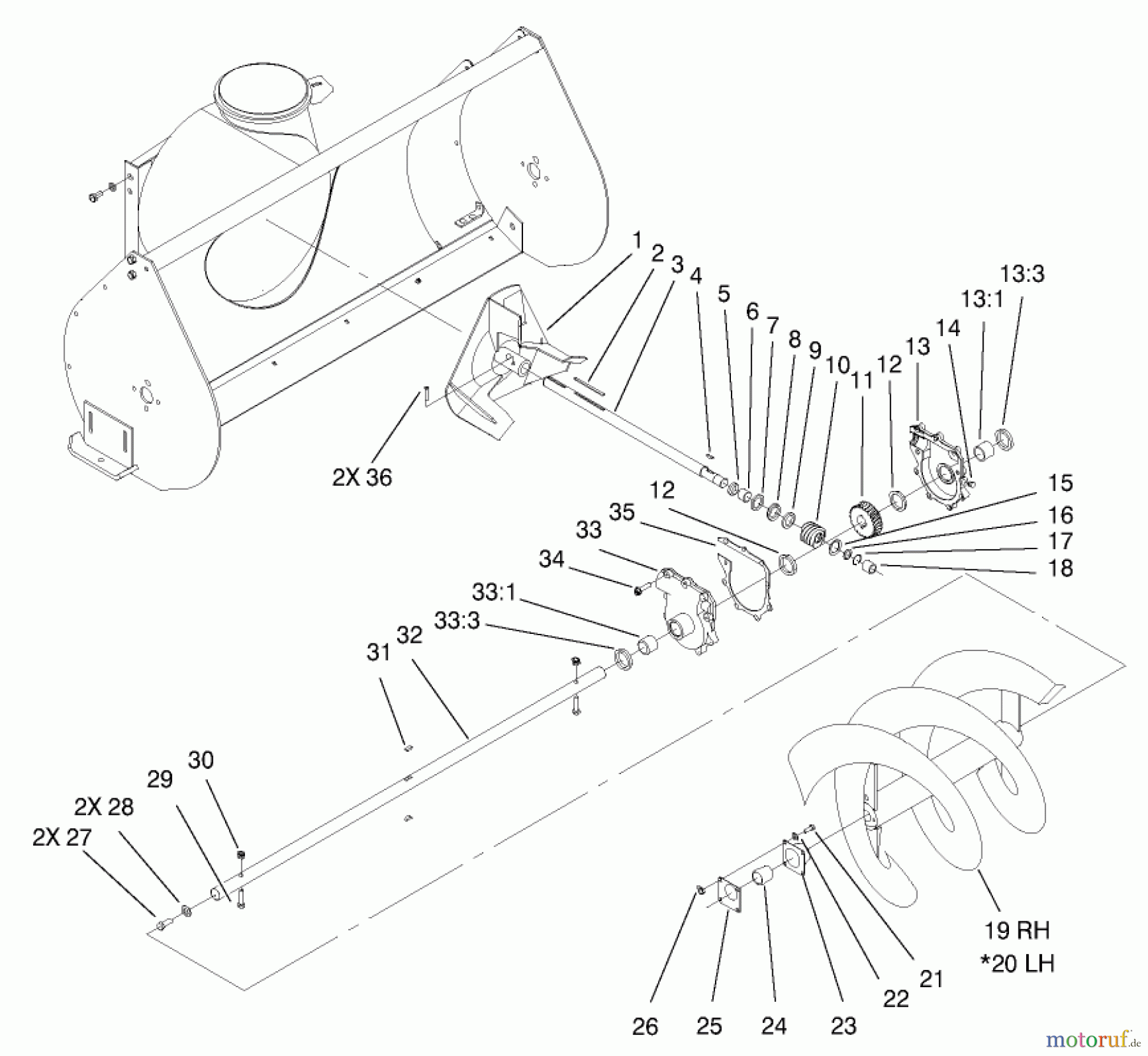  Toro Neu Snow Blowers/Snow Throwers Seite 2 79366 - Toro 44