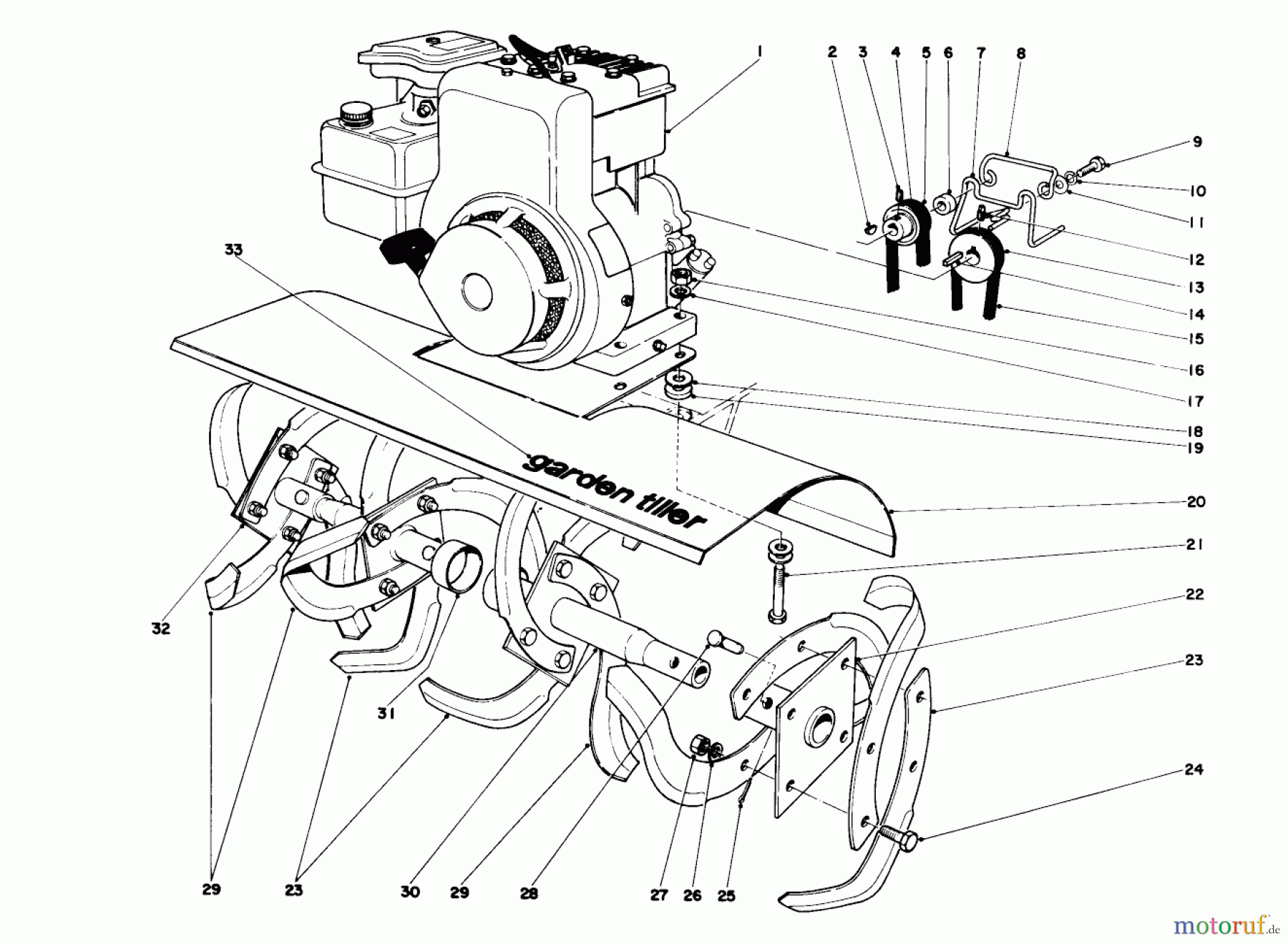  Toro Neu Tillers/Cultivators 58013 - Toro 26