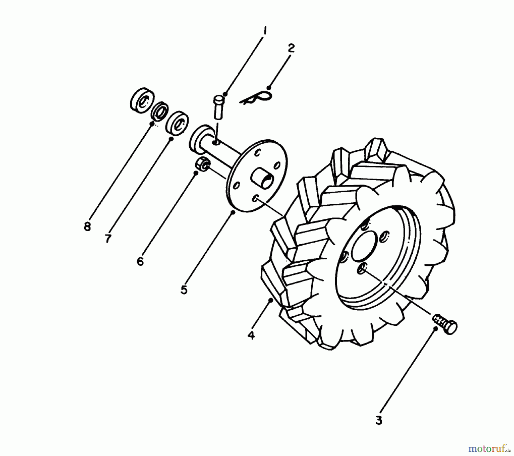  Toro Neu Tillers/Cultivators 58070 - Toro 26