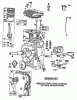 Toro 58070 - 26" Tiller, 1983 (3000001-3999999) Ersatzteile ENGINE BRIGGS & STRATTON MODEL 130292-1671-02 #2