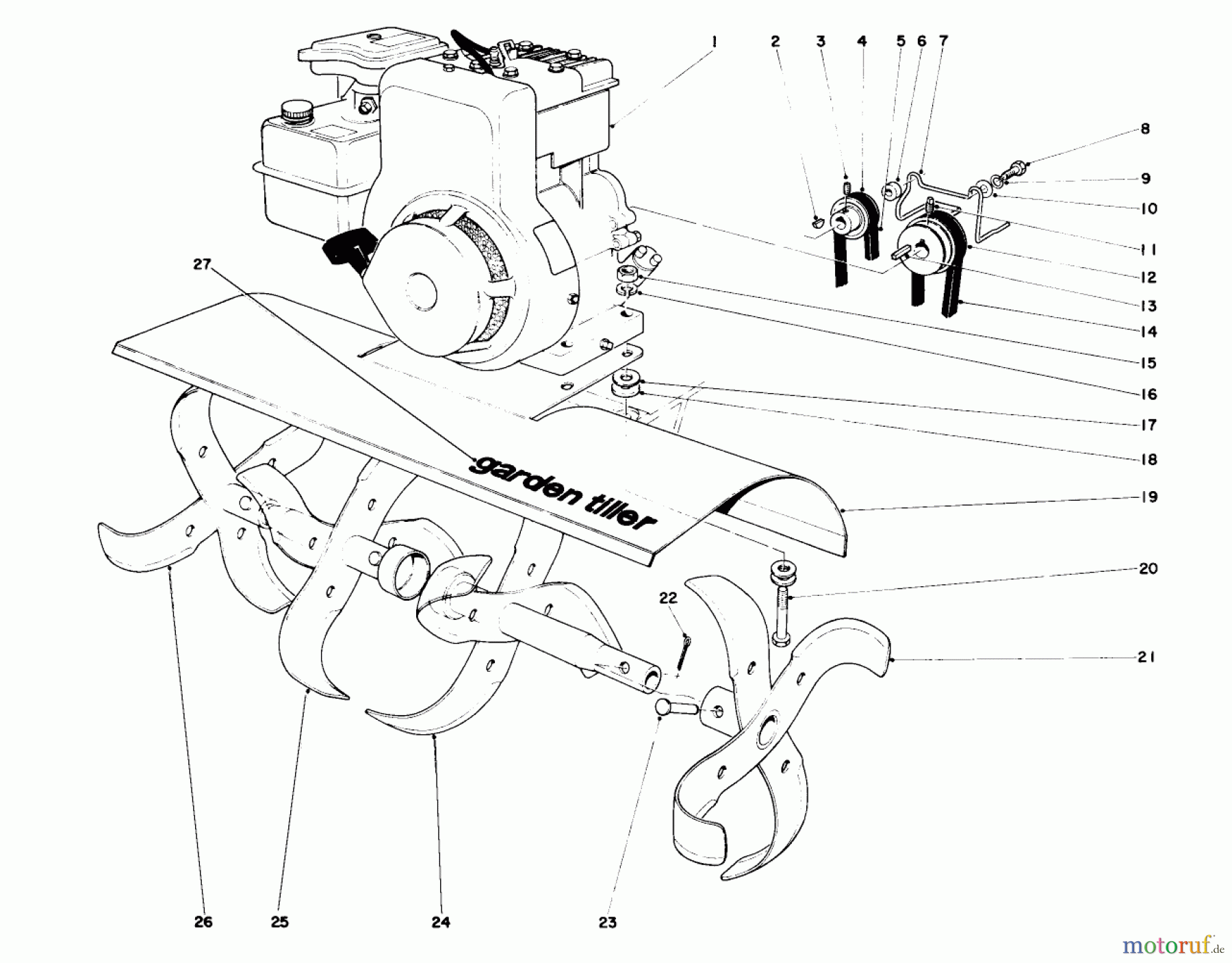 Toro Neu Tillers/Cultivators 58125 - Toro 26