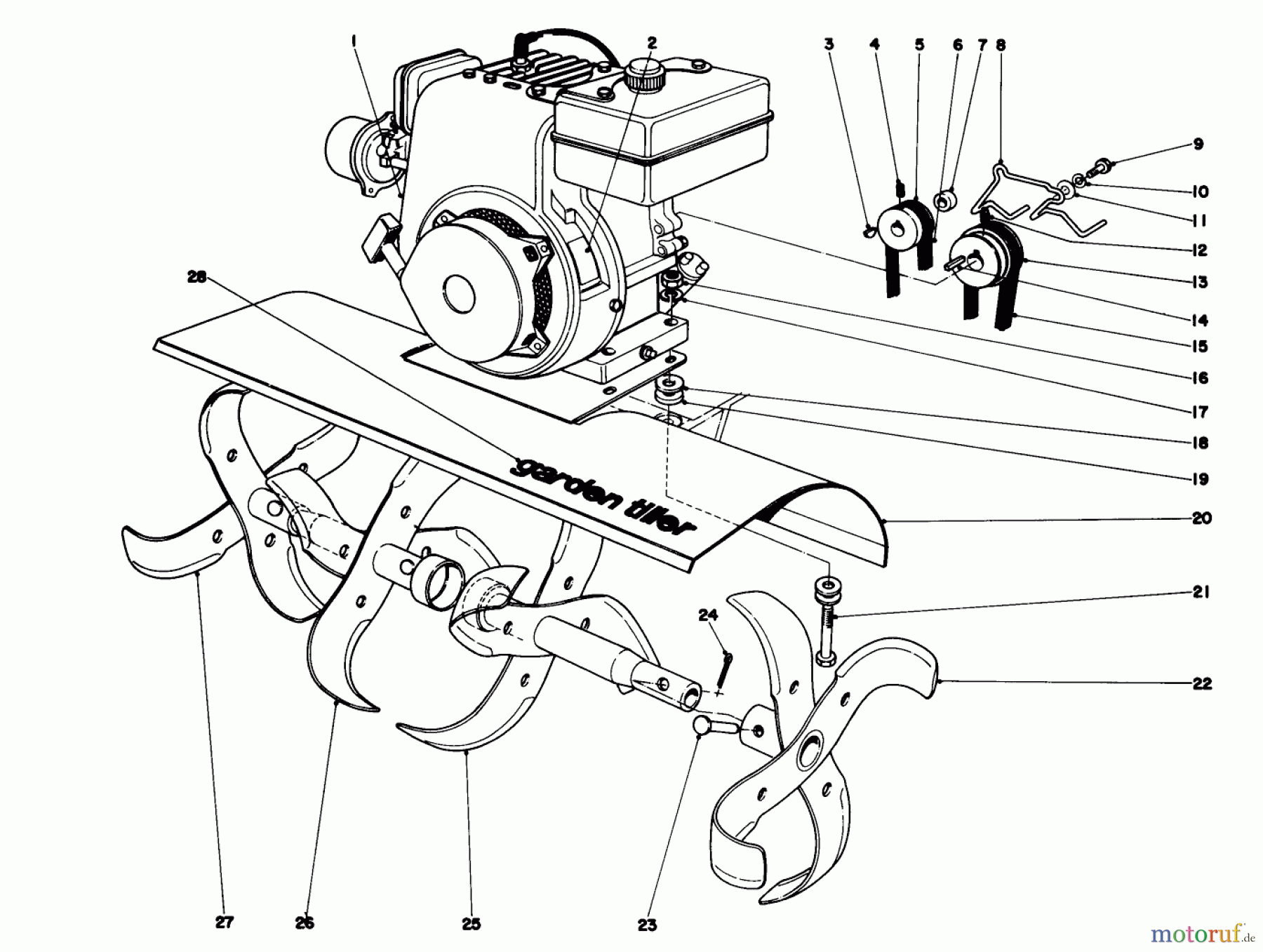  Toro Neu Tillers/Cultivators 58235 - Toro 26
