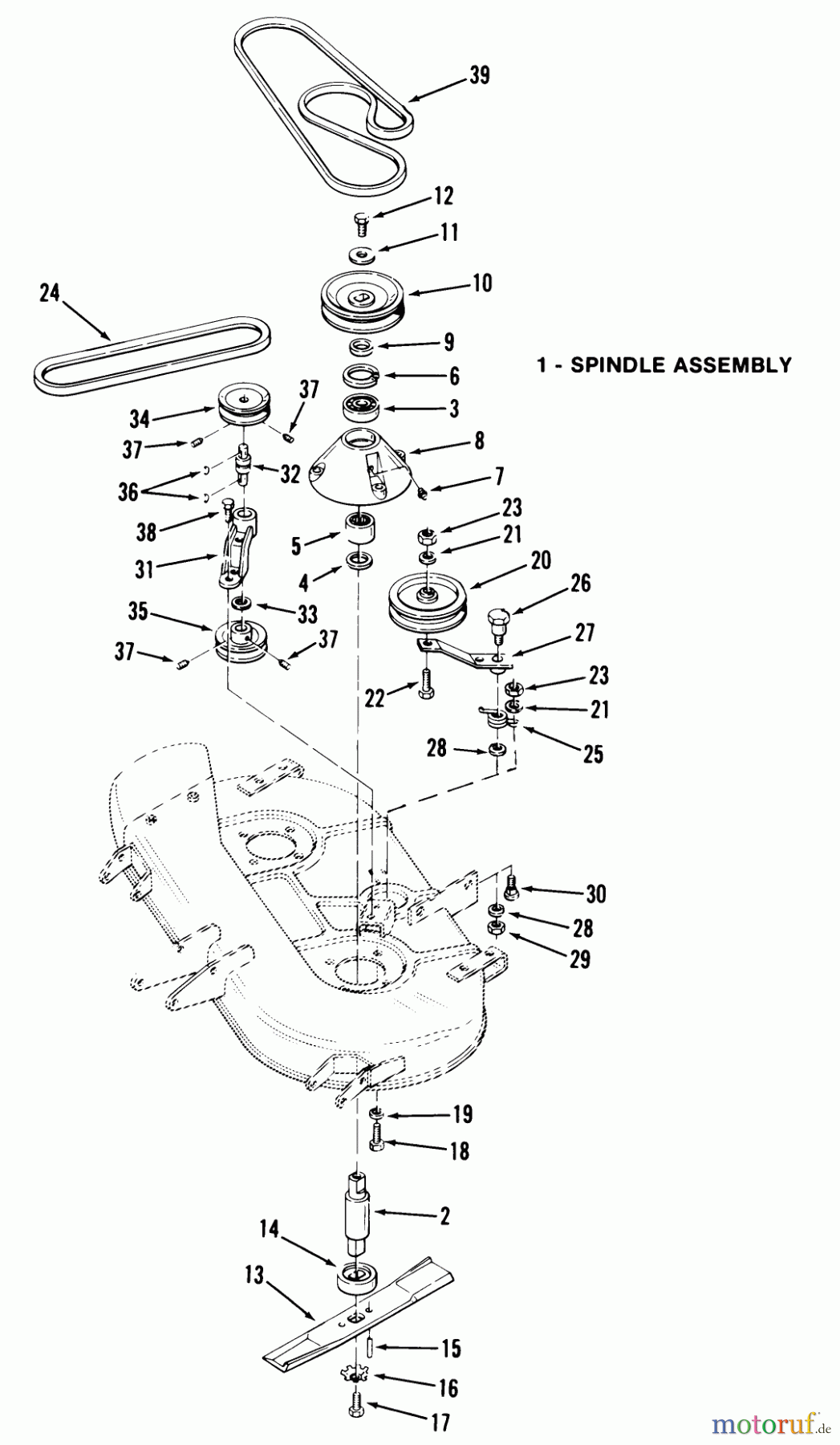  Toro Neu Mowers, Deck Assembly Only 05-37MS01 - Toro 37