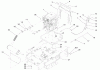 Compact Utility Loaders 22331 - Toro Dingo TX 420 Compact Utility Loader (SN: 260000001 - 260999999) (2006) Ersatzteile ENGINE AND MOUNT ASSEMBLY