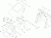 Compact Utility Loaders 22332 - Toro Dingo TX 425 Wide Track Compact Utility Loader (SN: 250000001 - 250999999) (2005) Ersatzteile HOOD ASSEMBLY