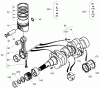 Compact Utility Loaders 22333 - Toro Dingo TX 525 Compact Utility Loader (SN: 270000001 - 270000400) (2007) Ersatzteile PISTON AND CRANKSHAFT ASSEMBLY