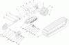Compact Utility Loaders 22334 - Toro Dingo TX 525 Wide Track Compact Utility Loader (SN: 270000401 - 270999999) (2007) Ersatzteile TRACK AND TRACTION ASSEMBLY