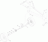 Concrete & Masonry Equipment 68004 (CM-658H-S) - Toro Concrete Mixer (SN: 313000001 - 313999999) (2013) Ersatzteile AXLE ASSEMBLY