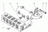 Kantenschneider 58402 - Toro 2 hp Edger (SN: 4000001 - 4999999) (1984) Ersatzteile MUFFLER ASSEMBLY