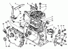 Kantenschneider 58410 - Toro 2 hp Edger (SN: 6000001 - 6999999) (1986) Ersatzteile CRANKCASE ASSEMBLY