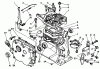 Kantenschneider 58410 - Toro 2 hp Edger (SN: 7000001 - 7999999) (1987) Ersatzteile CRANKCASE ASSEMBLY