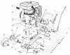 Kantenschneider 58435 - Toro 3.5 hp Edger (SN: 5000001 - 5999999) (1985) Ersatzteile ENGINE & BLADE ASSEMBLY