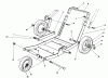 Kantenschneider 58435 - Toro 3.5 hp Edger (SN: 5000001 - 5999999) (1985) Ersatzteile FRAME ASSEMBLY
