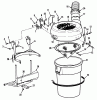Rasenmäher Zubehör 07-52VY01 - Toro 52" Vacuum Bagger (SN: 2000001 - 2999999) (1992) Ersatzteile CANISTER & FRAME ASSEMBLY