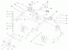 Rasenmäher Zubehör 100-4559 - Toro 48" Recycler Mower, Rework Kit Ersatzteile CARRIER FRAME