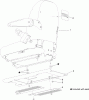 Rasenmäher Zubehör 121-4812 - Toro Deluxe Seat Kit, Z Master 2000 Series Riding Mower Ersatzteile DELUXE SEAT KIT NO. 121-4812
