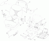 Rasenmäher Zubehör 121-4812 - Toro Deluxe Seat Kit, Z Master 2000 Series Riding Mower Ersatzteile SEAT ASSEMBLY NO. 116-3998