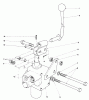 Rasenmäher Zubehör 30560 - Toro 52" Rear Discharge Mower (SN: 2000001 - 2999999) (1982) Ersatzteile VALVE AND LEVER ASSEMBLY