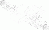 Vertikutierer / Belüfter 33516 - Toro 18" Walk-Behind Aerator (SN: 314000001 - 314999999) (2014) Ersatzteile WHEEL ASSEMBLY