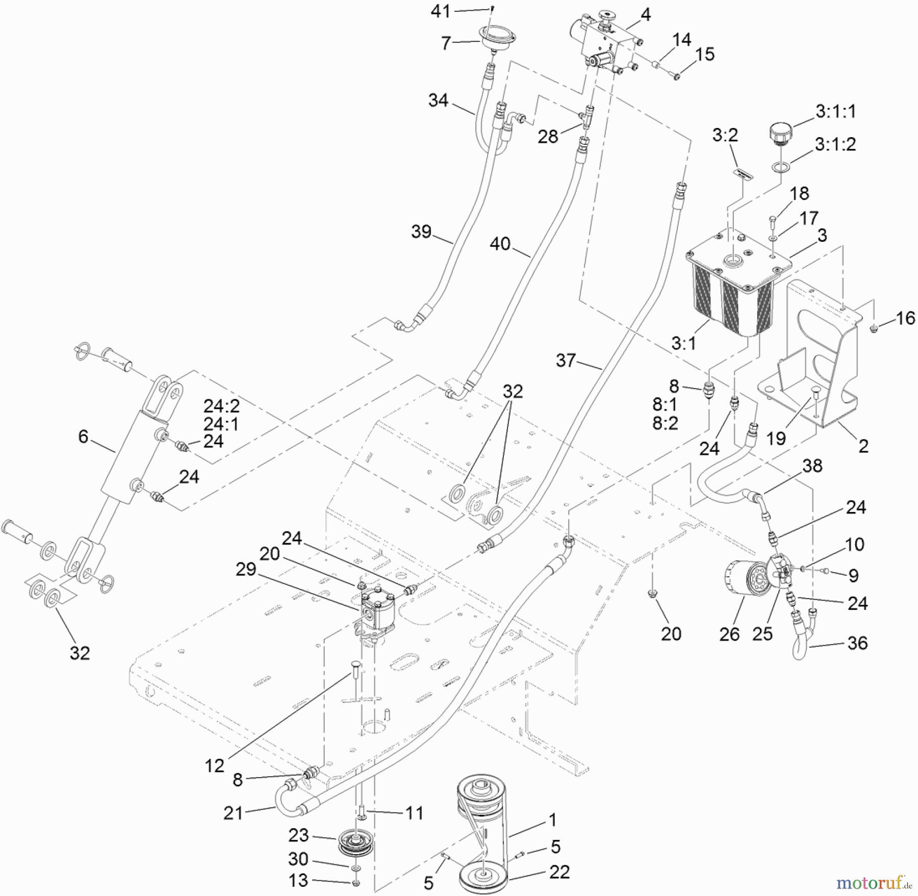  Vertikutierer / Belüfter 33518 - Toro 30