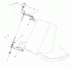 Rasenmäher Zubehör 30761 - Toro 44" Two Stage Snowthrower, ProLine 118 (SN: 390001 - 399999) (1993) Ersatzteile CHUTE CONTROL ASSEMBLY