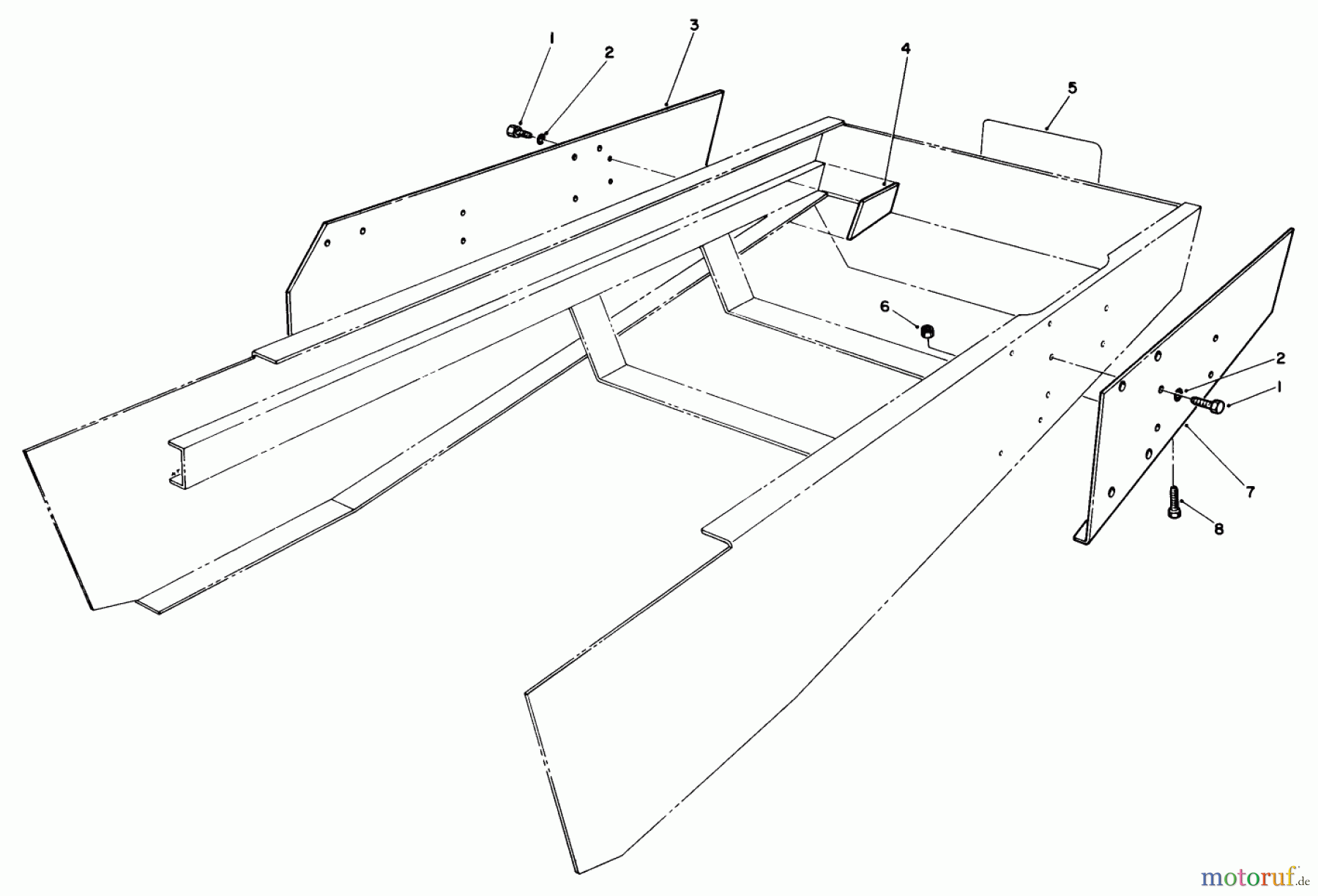  Rasenmäher Zubehör 61-4220 - Toro Frame Kit FRAME KIT GROUNDSMASTER 217D