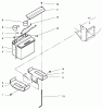 Rasenmäher Zubehör 74-0980 - Toro Electric Starter, Wide Area Mower Ersatzteile BATTERY ASSEMBLY