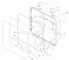 Rasenmäher Zubehör 78490 - Toro Bagger, 100 Series Z Master (SN: 220000501 - 220999999) (2002) Ersatzteile DOOR ASSEMBLY