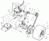 Mähdecks 30136 - Toro 36" Side Discharge Mower (SN: 4000001 - 4999999) (1984) Ersatzteile AXLE ASSEMBLY